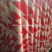 Attractive price red/white pe barrier tape